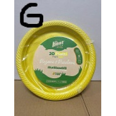 PIATTI-COLOR-RIUTILIZ-X20-GRANDI-GIALLO-