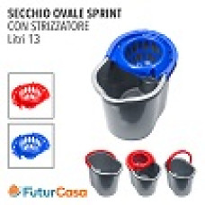  SECCHIO-CON-STRIZZATORE-OVALE-13LT-CRT